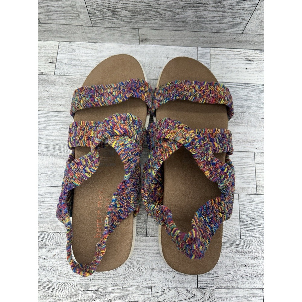 Bernie Mev. New York Sandals Soft Straps Rainbow Women's Sz 40‎ US 10 - Picture 9 of 11